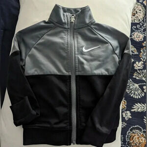 Nike gray and black athletic jacket
